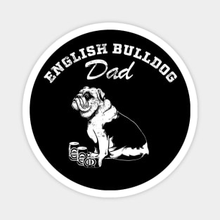 Fun English Bulldog Dad Magnet